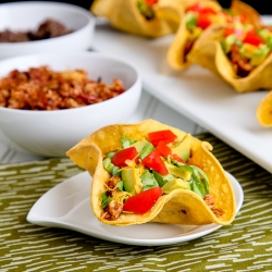 Black Bean & Chicken Taco Bowls