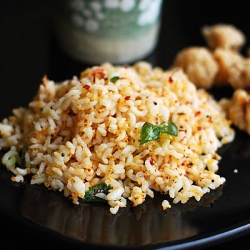 Spicy garlic rice