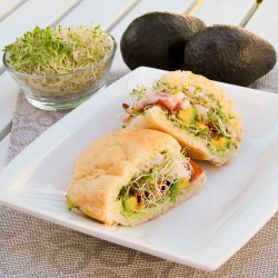 Bacon, Shrimp and Avocado Sandwich