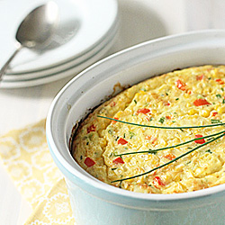 Creamy Corn Pudding Soufflé