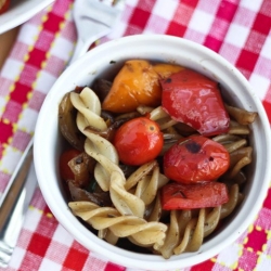 balsamic pasta & veggie salad