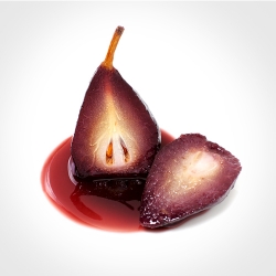 Lovely Mini Pears in Red wine