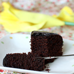 Steamed Moist Chocolate Cake