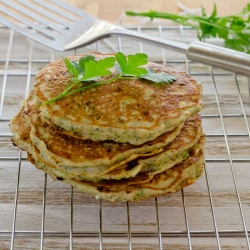 Cheesy Broccoli Pancakes