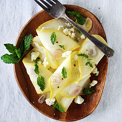 Squash, Mint, & Feta Salad