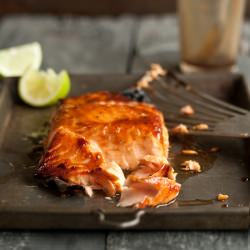 Grilled Salmon with Miso