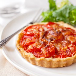 Tomato, Onion & Goat Cheese Tarts