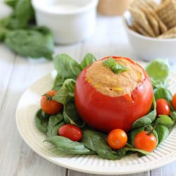 Roasted Tomato Cashew “Hummus”