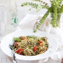 Pasta with Basil Pesto