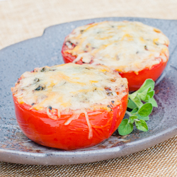 Cheesy Roasted Tomatoes