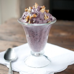 Blueberry Banana “Soft-Serve”