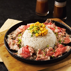 Beef and Pepper Rice