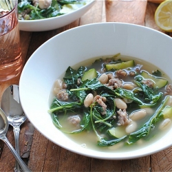 White Bean, Kale  & Sausage Soup