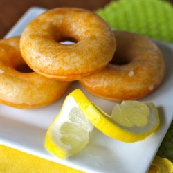 Baked Lemon Mini Donuts