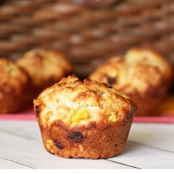 White Chocolate Mango Muffins