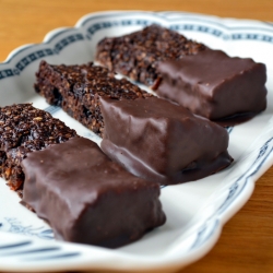 Double Chocolate Flapjacks