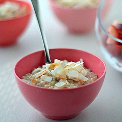 Coconut Cream Pie Oatmeal