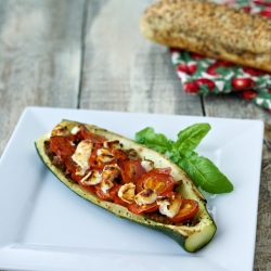 Quick Stuffed Zucchini Boats