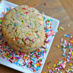 Funfetti Sprinkle Cookies