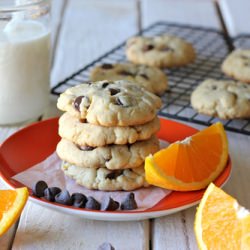 Orange Chocolate Chip Cookies