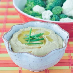 lemon miso hummus