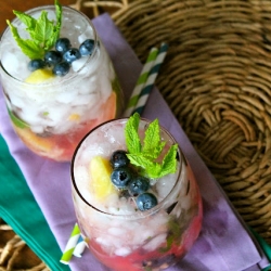 Blueberry Pineapple Mojito