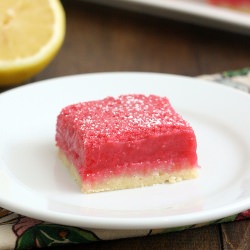 Raspberry Lemonade Bars