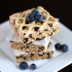 Blueberry Treats w/ Maple Icing