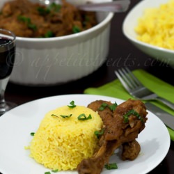 Chicken Curry with Yellow Rice