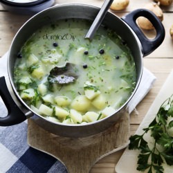 Potato Soup with Parsley