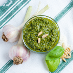 Fresh Basil and Pine Nut Pesto