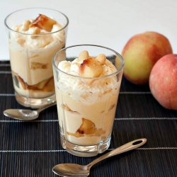 Peach and Almond Trifle