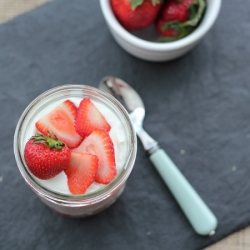 Homemade Strawberry Yogurt