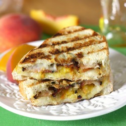 Peach, Bacon & Fontina Panini