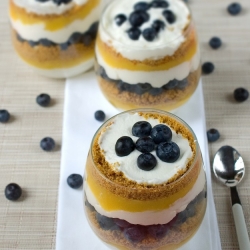 Blueberry Cheesecake Passionfruit Parfait