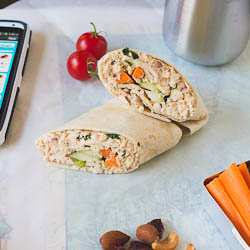 Thai-Style Chicken Wraps