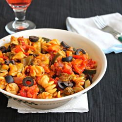 Spicy veggie pasta