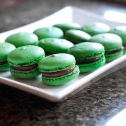 Mint Chocolate Macaron