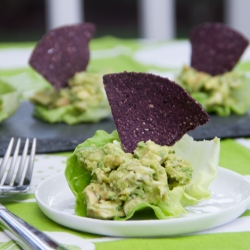 Guacamole Chicken Lettuce Wraps