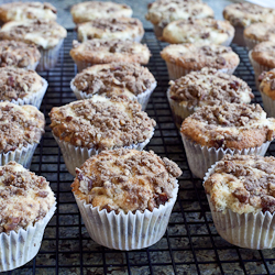 Sour Cream Apple Muffins