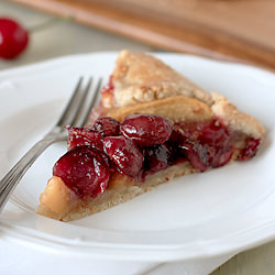 Cherry and Peach Galette