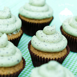 Mint Choc Chip Cupcakes