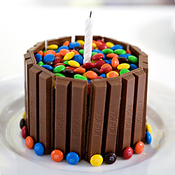 KitKat and M&M Cake