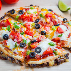 Taco Quesadilla Pizzas