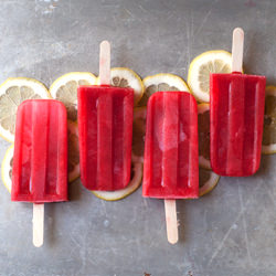 Raspberry Lemonade Ice Pop