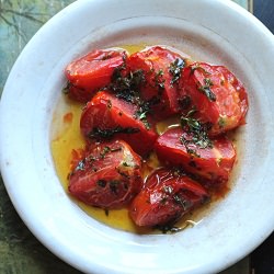 Roasted Tomatoes with Fresh Herbs