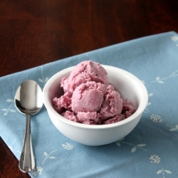 Blueberry Greek Frozen Yogurt