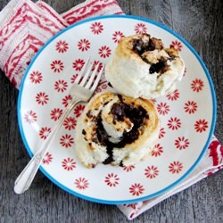 Chocolate Cinnamon Swirl Biscuits