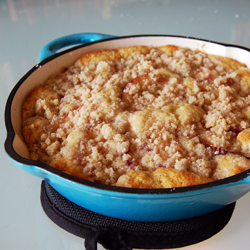 Nectarine Brown Butter Buckle