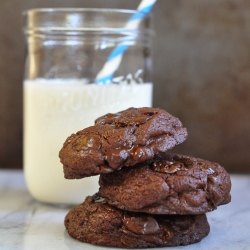 Dark Chocolate Chip Cookies